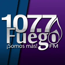 107.7 Fuego FM logo