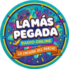 La Mas Pegada Radio logo