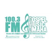 KCUG 100.3 "Gospel Music Omaha" - Omaha, Nebraska logo