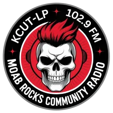 KCUT 102.9 Moab Rocks Community Radio - Moab, Utah logo