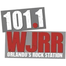 101.1 WJRR Orlando's Rock Station logo
