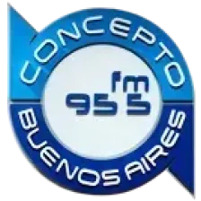Concepto FM 95.5 MHz logo
