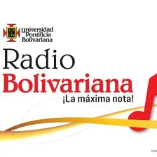 Radio Bolivariana FM (HJA94, 92.4 MHz FM, Medellín) Universidad Pontificia Bolivariana logo