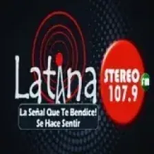 LATINA STEREO 107.9 FM logo