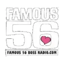 Famous 56 Boss Radio – Philadelphia's Famous Radio Station logo