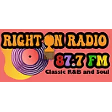 87.7 Right On Radio logo