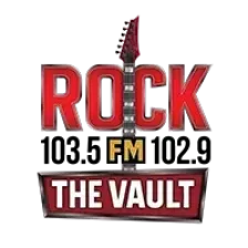 103.5 & 102.9 The Vault logo