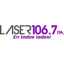 Laser 106.7 Merlo logo