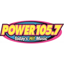 KMCK "The Power" 105.7 FM Prairie Grove, AR logo