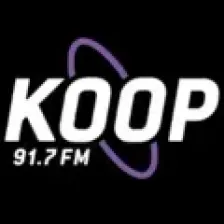 KOOP Radio 91.7 FM logo
