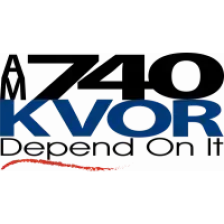 AM 740 KVOR logo