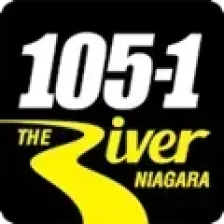 CJED-FM "105.1 The River" Niagara Falls, ON logo