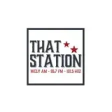 95.7 That Station logo