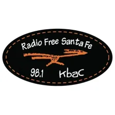 KBAC 98.1 Radio Free Santa Fe logo
