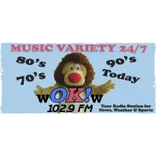 WOKW OK! 102.9 logo