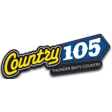 CKTG-FM 105.3 "Country 105" Thunder Bay, ON logo