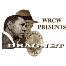 WRCW presents Dragnet logo