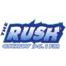 CKRW 96.1 "The Rush" Whitehorse, YT logo