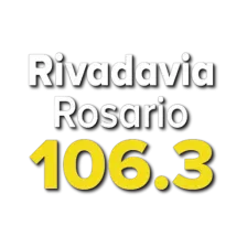 Rivadavia Rosario FM 106.3 Rosario logo