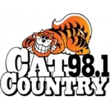 WCTK 98.1 "Cat Country" New Bedford, MA logo