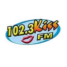 Kiss 102.3 Bohol logo