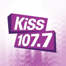 CFRV-FM "KISS 107.7" Lethbridge, AB logo