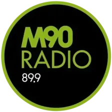 M90 89.9 FM logo