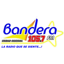 BANDERA 105.7 FM logo