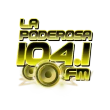 La Poderosa 104.1 FM logo