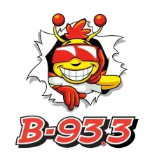 CJBZ-FM 93.3."B-93" Lethbridge, AB logo