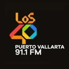 LOS40 Puerto Vallarta - 91.1 FM - XHPTOJ-FM - Radiópolis - Puerto Vallarta, Jalisco logo