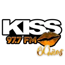 Kiss FM (Mérida) - 97.7 FM - XHGL-FM - Grupo SIPSE Radio - Mérida, Yucatán logo