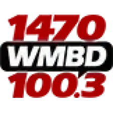 WMBD 1470 AM 100.3 FM Peoria News and Talk logo
