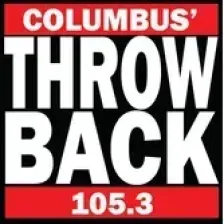 Throwback 105.3 logo