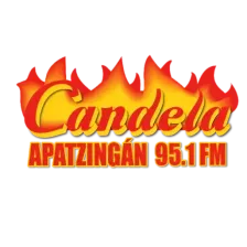 Candela (Apatzingán) - 95.1 FM / 1340 AM - XHAPM-FM / XEAPM-AM - Cadena RASA - Apatzingán, Michoacán logo