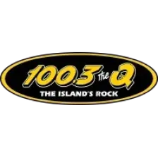 CKKQ 100.3 "The Q" (Victoria, BC) logo