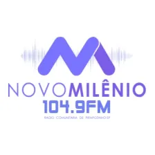 Radio Novo Milênio FM (104,9) Pirapozinho SP logo