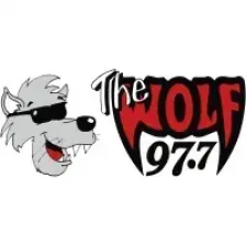 WOLV 97.7 "The Wolf" Houghton, MI logo