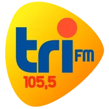 RADIO TRI FM 105.5 SANTOS SP logo