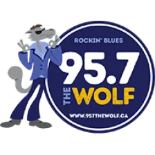 CKTP-FM "95.7 The Wolf" Fredericton, NB logo