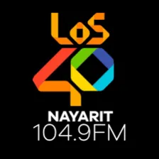 LOS40 Nayarit (Tepic) - 104.9 FM - XHERK-FM - Grupo Radio Korita - Tepic, Nayarit logo