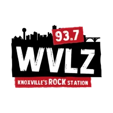 93.7 WVLZ Knoxville's ROCK Station logo