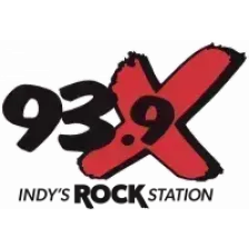 WNDX 93.9X - Indy's Rock Station logo