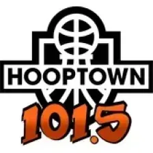 Hooptown 101.5 logo