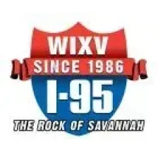 WIXV-FM 95.5 MHz I-95 "The Rock of Savannah" logo