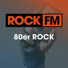 ROCK FM 80ER ROCK logo