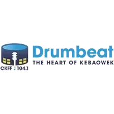 CKFF 104.1 "Drumbeat Radio" Kipawa, QC logo