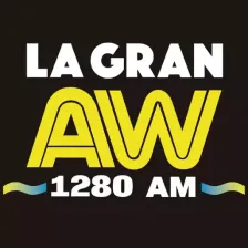 LA GRAN AW 1280 (MTY) - 1280 AM - XEAW-AM - Multimedios Radio - Monterrey, Nuevo León logo