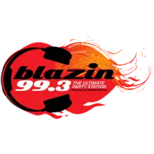 BLAZIN 99.3FM logo