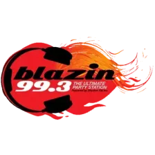 BLAZIN 99.3FM logo